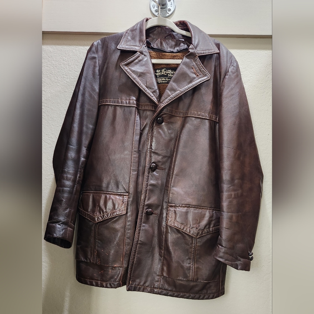 Vintage leather jacket